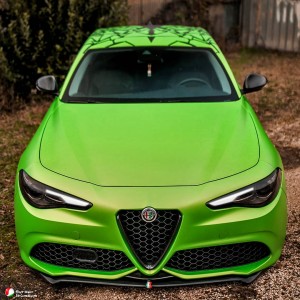 Alfa Romeo Giulia Front Spoiler - Carbon Fiber - Italia Style - Stile Italia - Sport/ Ti/ Veloce - V3