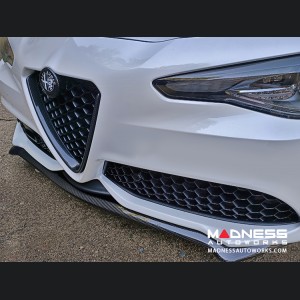 Alfa Romeo Giulia Front Spoiler - Carbon Fiber - Italia Style - Stile Italia - Sport/ Ti/ Veloce - V3