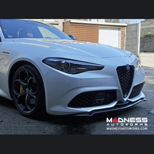 Alfa Romeo Giulia Front Spoiler - Carbon Fiber - Italia Style - Stile Italia - Sport/ Ti/ Veloce - V3