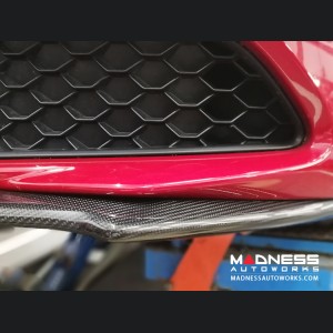 Alfa Romeo Giulia Front Spoiler - Carbon Fiber - Italia Style - Stile Italia - Base Model - V1 - One Piece Design 