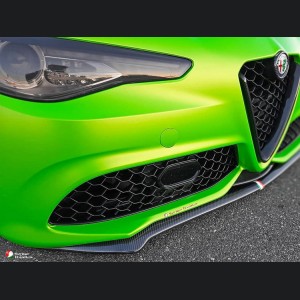 Alfa Romeo Giulia Front Spoiler - Carbon Fiber - Italia Style - Stile Italia - Sport/ Ti/ Veloce - V3