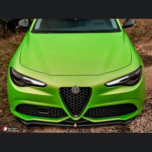 Alfa Romeo Giulia Front Spoiler - Carbon Fiber - Italia Style - Stile Italia - Sport/ Ti/ Veloce - V3