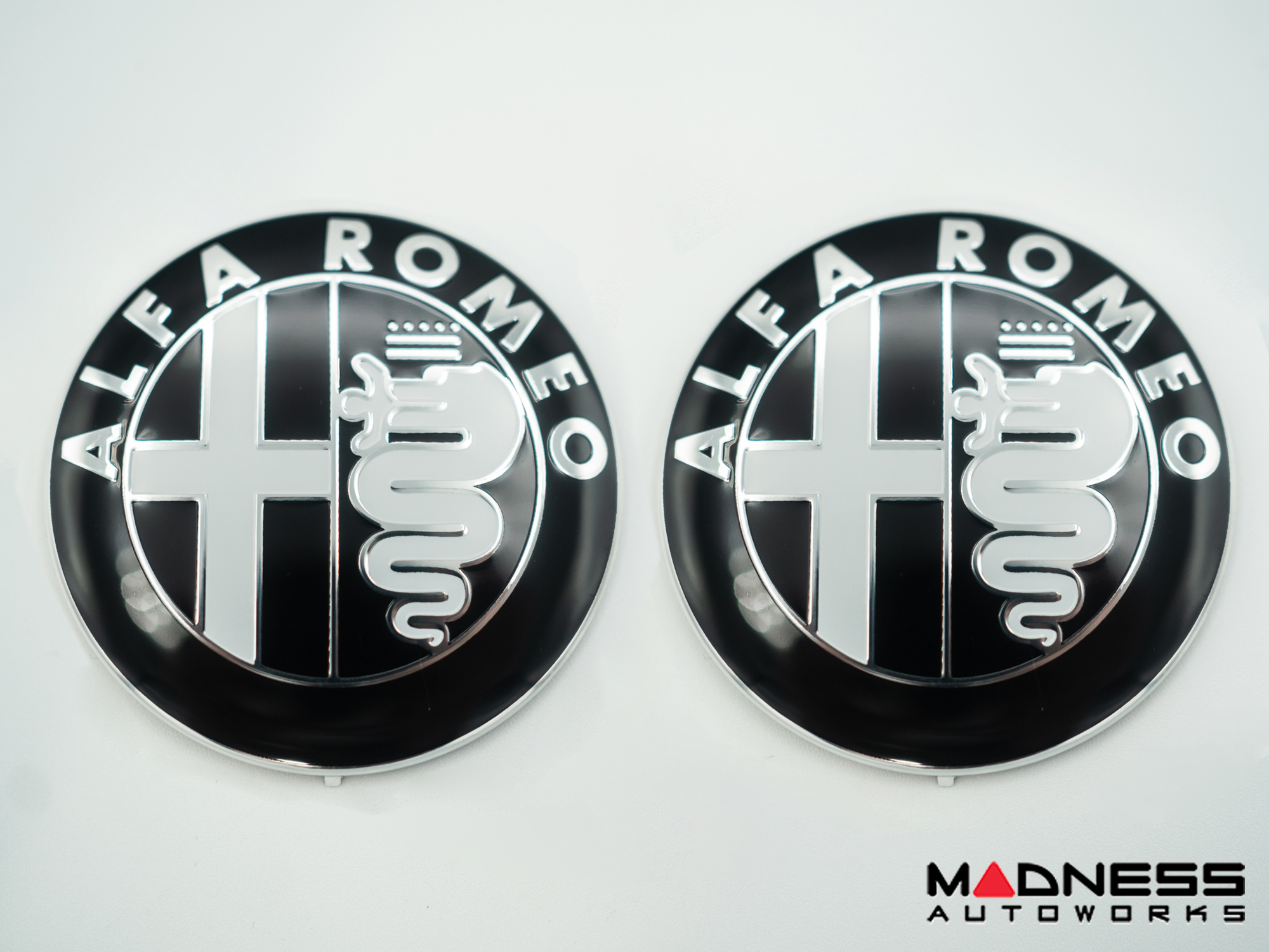 Alfa Romeo Emblem Covers - Front + Back Set - V1 - 74mm for Alfa Romeo