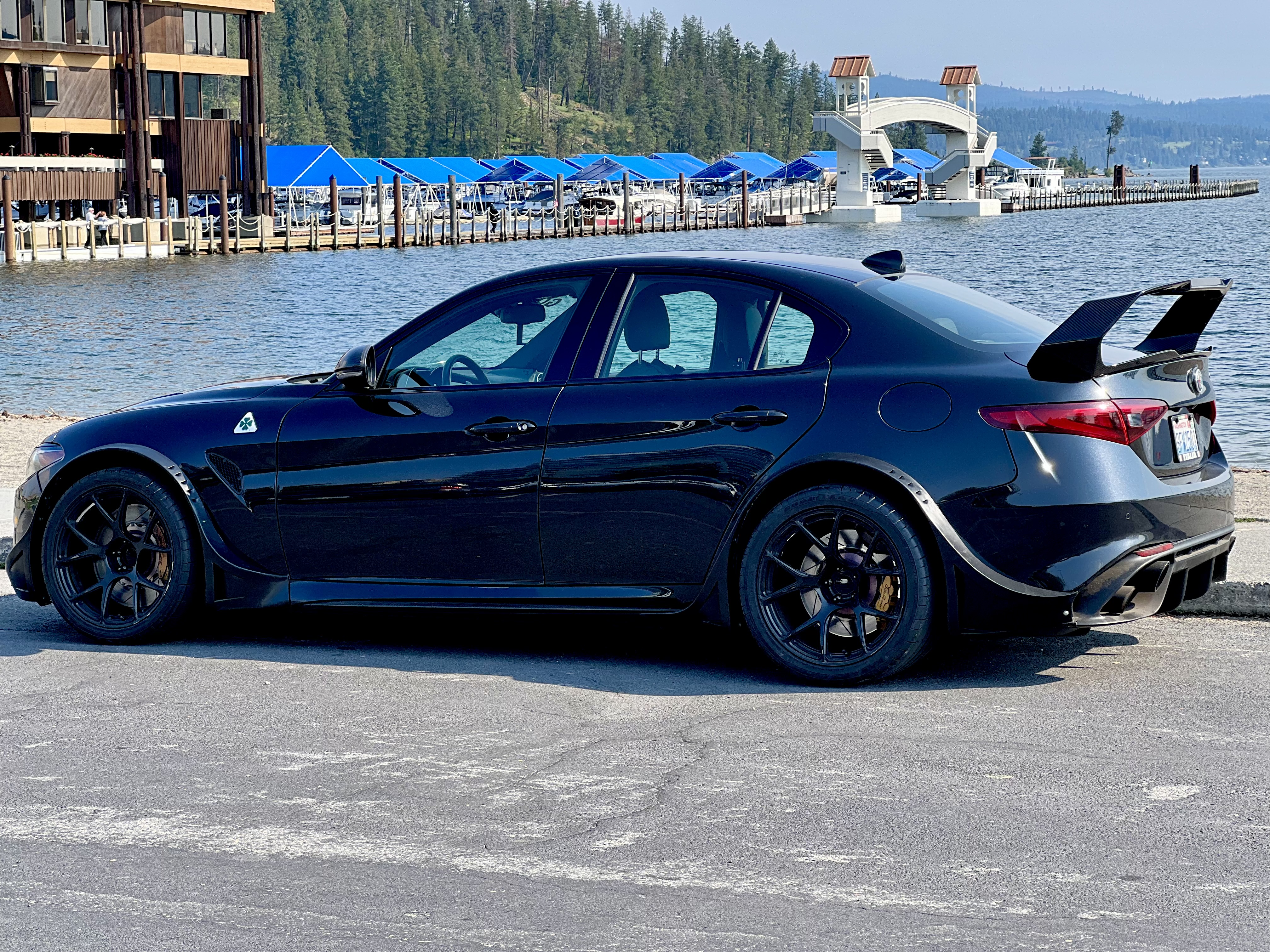 Alfa Romeo Giulia Trunk Spoiler - GTAm - Carbon Fiber, ARGL-51 SCRATCH ...