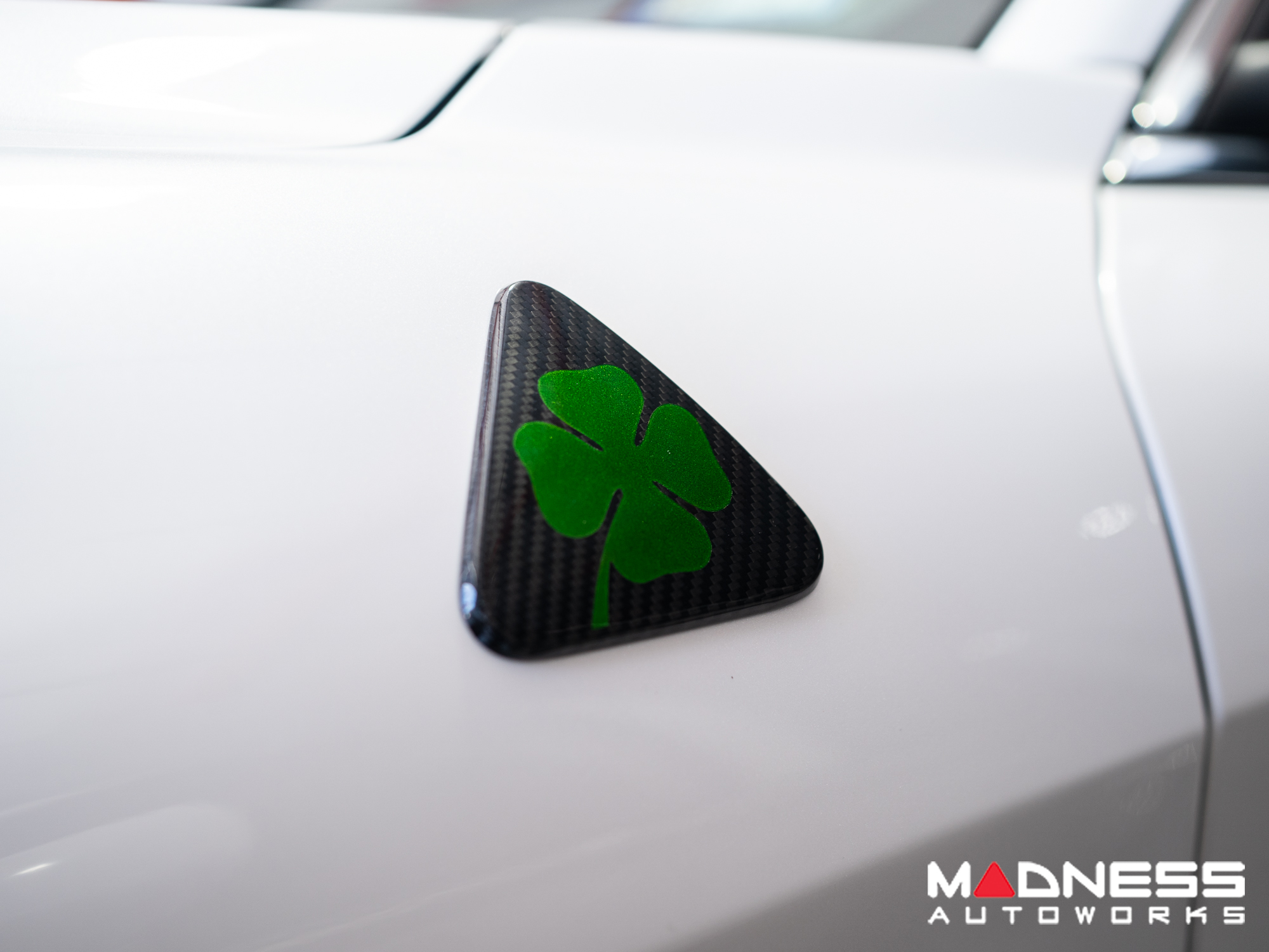 Distintivi Alfa Romeo Quadrifoglio Verde (QV) – Sinistro E Destro, Adesivi Per Parafango