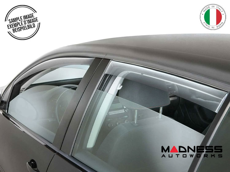 Alfa Romeo Giulia Side Window Air Deflectors - Front + Rear by Farad ...