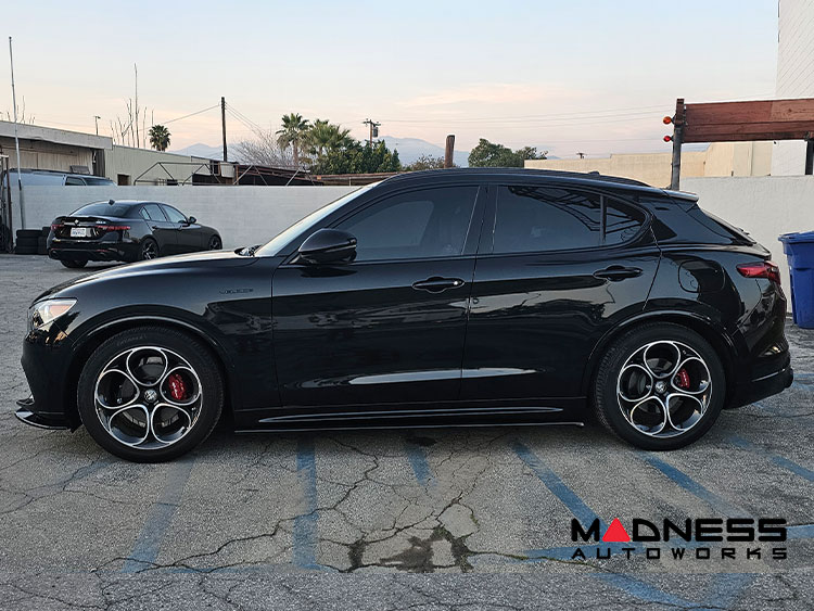 Alfa Romeo Stelvio Lowering Springs by MADNESS - Sport Plus, 912028 for ...
