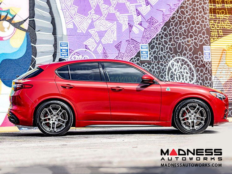 Alfa Romeo Stelvio Lowering Springs by MADNESS - Sport Plus 